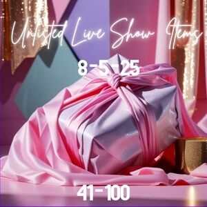 Unlisted Posh Live New With Tags, Low Starts, Xs-5X, Closet Clean Out, Etc